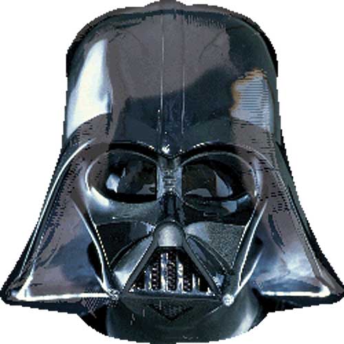 Star Wars Darth Vader Helmet Shape Balloons 26"