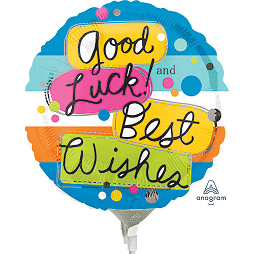 Good Luck Color Blocking Balloons 9in.