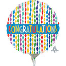 Congratulations Banner Balloons 9in.