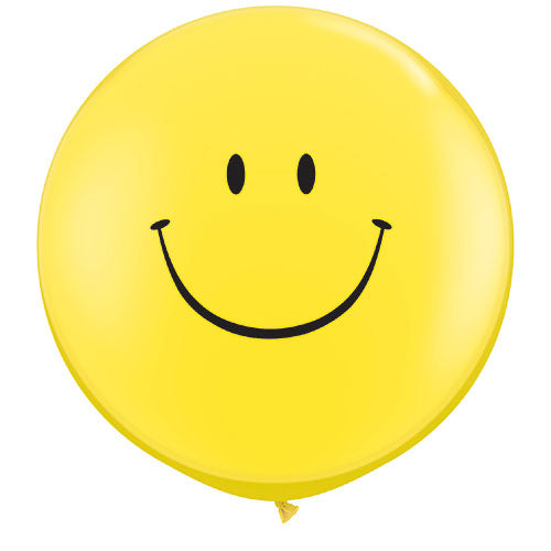 Qualatex Balloons Yellow Smiley Face Latex Size Selections