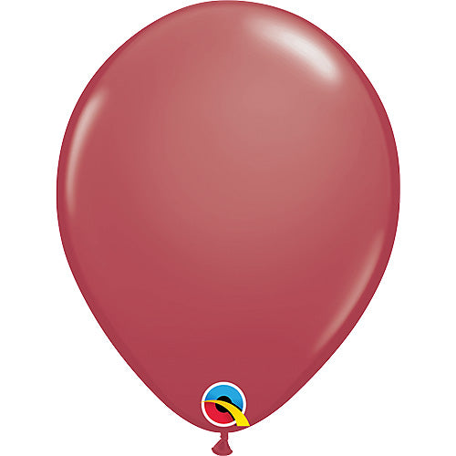 Qualatex Balloons Cranberry Size Selections