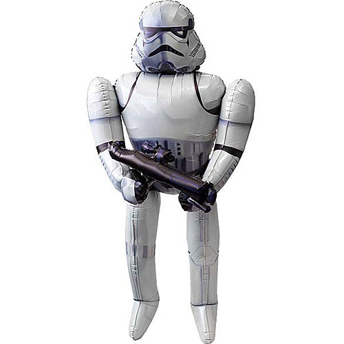 Star Wars Storm Trooper Airwalker Shape Balloons 70"