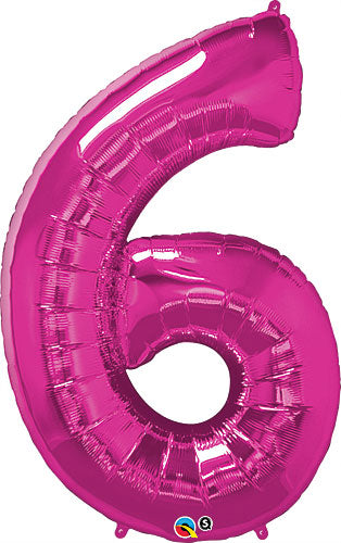 Number 6 Balloons