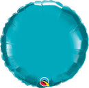 (Closeout) Turquoise Foil Round Balloons Size Selections