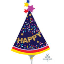 Birthday Party Hat Balloons 13"