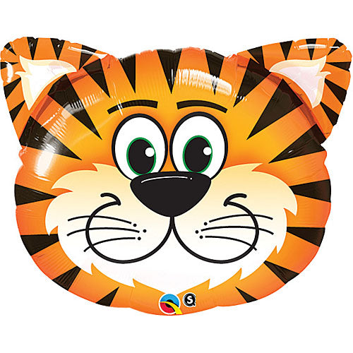 Tickled Tiger Head Shape Balloons 30"