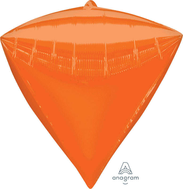 Orange Diamondz Balloons 15"