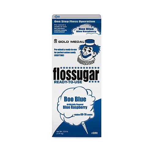 Boo Blue (Blue Raspberry) Floss Sugar Case (6ct)