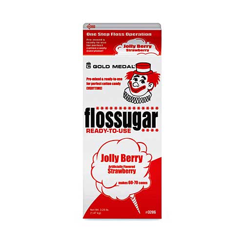 Jolly Berry (Strawberry) Floss Sugar Case (6ct)