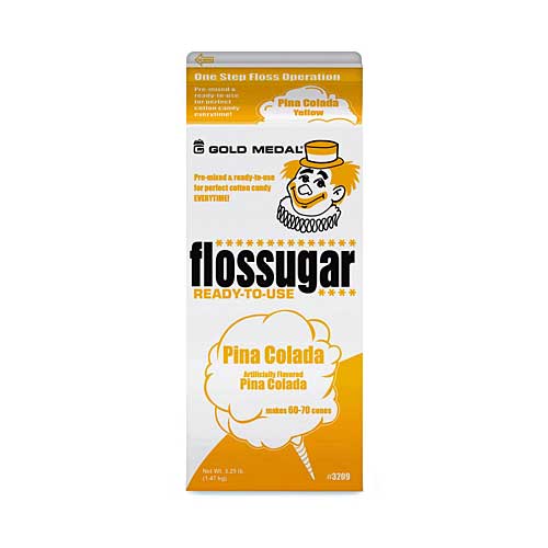 Piña Colada (Pineapple) Floss Sugar Case (6ct)