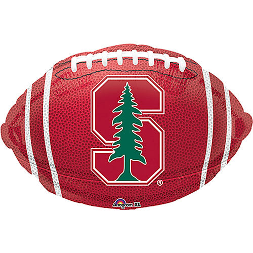 Stanford Cardinal Football Shape Balloons 18"