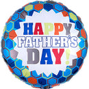Father's Day Burst Balloons 18"