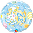 It's A Boy Soft Giraffe Balloons 9in.