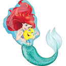 Little Mermaid Shape Balloons 29"