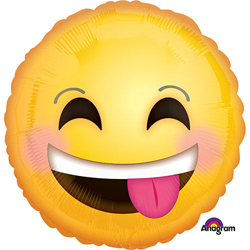 Emoticon Smile & Wink Balloons 18"