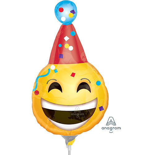 Birthday Smiley Part Hat Balloons 13"