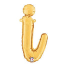 Script Letter I Balloons 14"