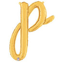 Script Letter P Balloons 24"