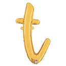 Script Letter T Balloons 24"