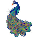 Glitter Peacock Shape Balloons 42"