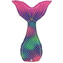 Mermaid Tail Glitter Shape Balloons 46"