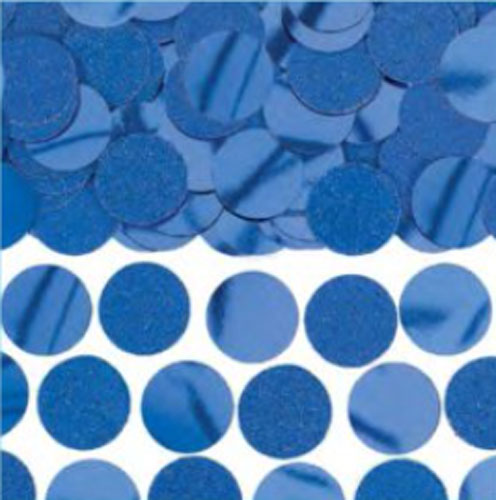 Blue Metallic Confetti 2.25oz.