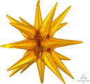 Gold Magic Star Balloons in 2 Sizes