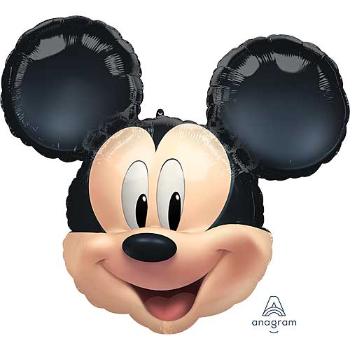 Mickey Head Shape Balloons 13"