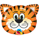 Air Fill Tickled Tiger Head Shape Balloons 14"