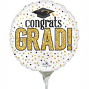 Grad Sparkle Balloons 4"