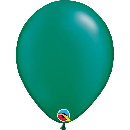 Qualatex Balloons Pearl Emerald Green Size Selections
