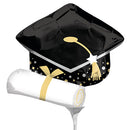 Grad Cap & Diploma Mini Shape Balloons