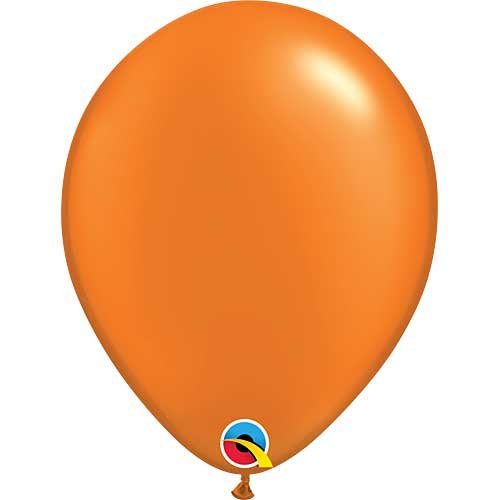 Qualatex Balloons Pearl Mandarin Orange Size Selections