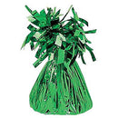 Green Foil Balloon Weights