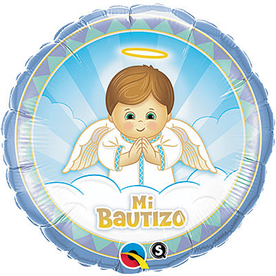 Mi Bautizo Niño Balloons 18in.