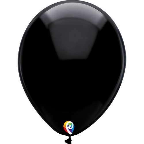 Funsational Balloons Black 12" 50ct.