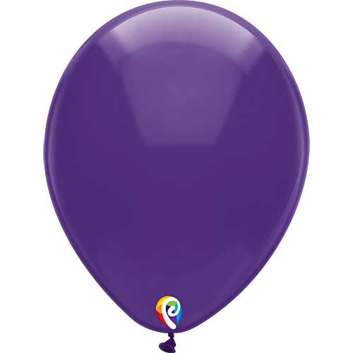 Funsational Balloons Crystal Purple 12" 50ct.