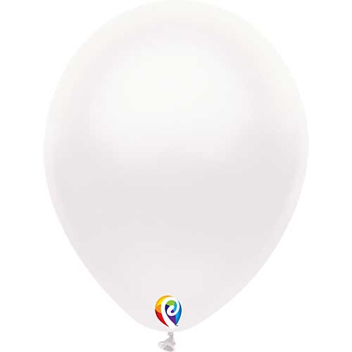Funsational Balloons Pearl White 12" 50ct.