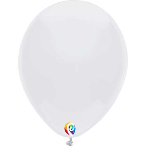 Funsational Balloons White 12" 50ct.