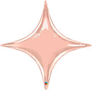 Rose Gold Starpoints Balloons Size Selections