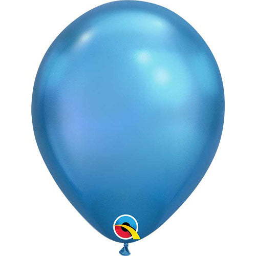 Qualatex Balloons Chrome Blue Size Selections