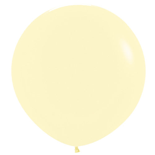 Sempertex Balloons Matte Pastel Yellow Size Selections