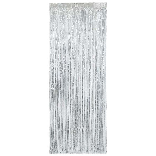 Silver Foil Curtain 3' x 8'