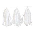 Tassel Garland White 9'
