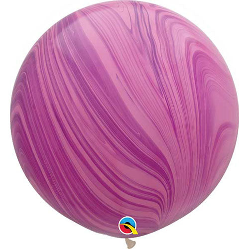 Qualatex Balloons Pink Rainbow Super Agate Size Selections