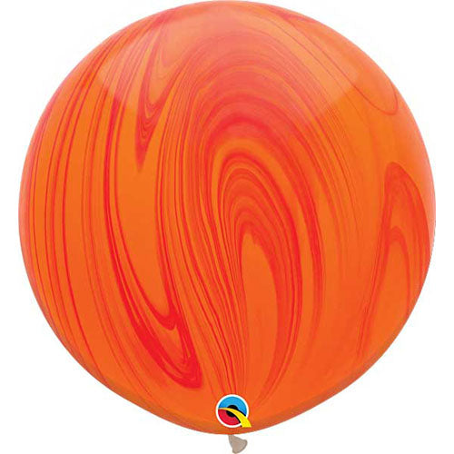 Qualatex Balloons Red Rainbow Super Agate Size Selections