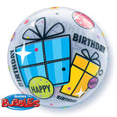 (Closeout) Birthday Fun Gifts Bubble Balloons 22in.