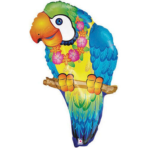 Tropical Parrot Shape Balloons 29"