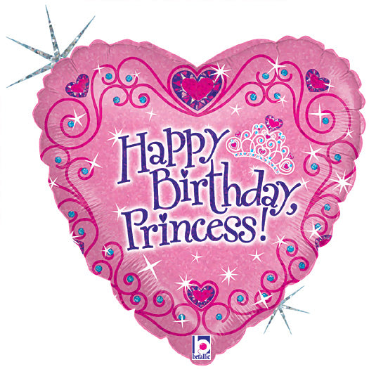 Princess Happy Birthday Balloons 18in.