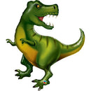 T-Rex Green Dinosaur Shape Balloons 42"